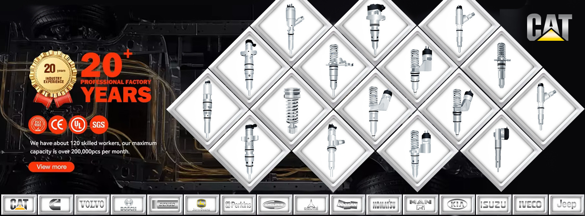 quality Caterpillar Fuel Injectors factory